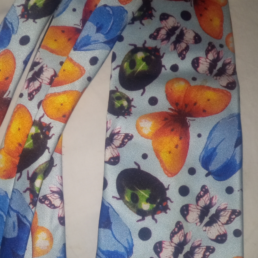 Men's Bug print neck tie